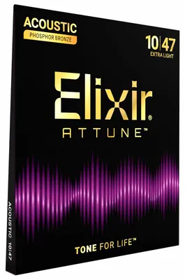 Immagine prodotto di Corde per chitarra acustica - Extra leggere 10-47 - Bronzo fosforoso - 6 corde