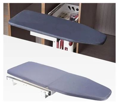 Produktbild von Ausziehbares Bügelbrett mit 180° Drehfunktion, klappbar und platzsparend