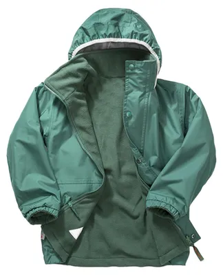 Produktbild von Result - Fleecejacke wendbar für Kinder LT6166 (104) (Flaschengrün)