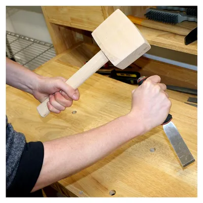 Produktbild von Klopfholz Hammer 500 g / 33 cm