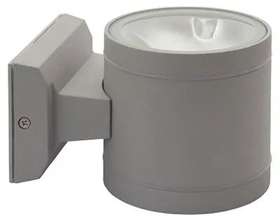 Produktbild von Wandleuchte, Aluminium grau, Glas, H 9,5 cm
