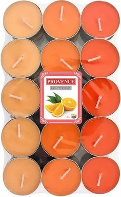 Obrázok produktu pre Sviečka Čajová Pomaranč, 30Ks