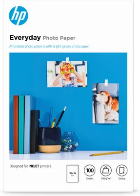 Obrázek produktu pro HP CR757A 'Lesklý fotografický papír HP'(10x15cm, 100 listů, 200 g/m2)