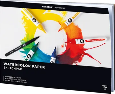 Produktbild von Molotow Zeichenbuch ONE4ALL Professional Sketchpad, DIN A4, landscape