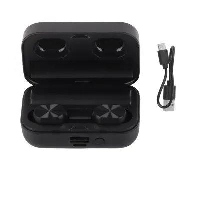 Obrázok produktu pre Bluetooth slúchadlá s prekladačom – bezdrôtové slúchadlá s prekladačom podporujúce 144 jazykov, Hi-Fi stereo, digitálny displej a baterku, čierne