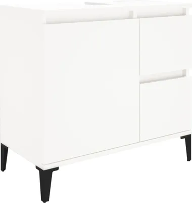 Obrázek produktu pro Koupelnová skříňka bílá 65 x 33 x 60 cm kompozitní dřevo
