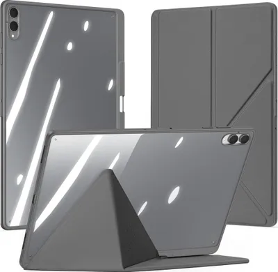 Produktbild von Schutzhülle mit Klappe für Galaxy Tab S11 Ultra, Dux Ducis Magi, Transparent-Grau