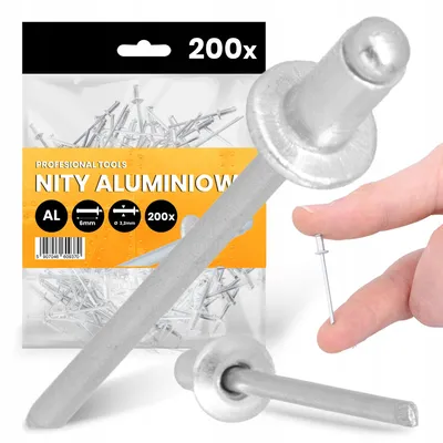 Obrázek produktu pro TRCR Trhací nýty hliníkové 3,2x6 mm 200 ks