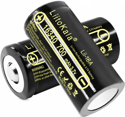 Productafbeelding van Liitokala Lii-16A Li-ion batterij, 16340, 700mAh, 3.7V