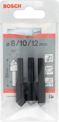 Immagine prodotto di BOSCH 2608596667 BOSCH Set di svasatori, 3 pezzi