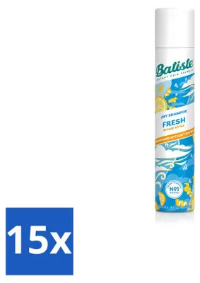 Produktbild von 15 x Batiste Fresh Trockenshampoo - 200 ml - Vorteilspackung - 15 Stücke