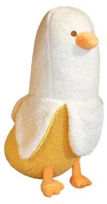 Produktbild von Plüschtier Bananenente Kuscheltier 90cm Weiß