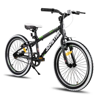 Produktbild von JOYSTAR 20 Zoll Kinderfahrrad für Jungen & Mädchen im Alter von 7-12 Jahren Hardtail Mountainbike für Kinder mit 1-Gang/7-Gang Schaltung,Schwarz