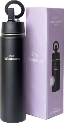 Produktbild von Water Bottle with MagSafe Ring - 700ml - 25oz (Black)