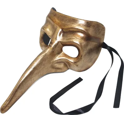 Produktbild von Steampunk PestDoktor-Maske messing