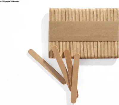 Immagine prodotto di Silikomart Bastoncini per ghiaccioli MINI pkg/100 bastoncini di legno per gelato