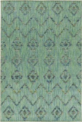 Produktbild von Carpetsale24 Outdoor Teppich Wetterfest für Terasse Balkon Küche Teppich Wasserfest Aussenteppich Mehrfarbig Hoch-Tief Effekt, Grösse: 80x250 cm