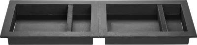 Zdjęcie produktu dla SucceBuy Wnęka ścienna Wnęka prysznicowa Półka prysznicowa Zestaw 2 półek 40,6x61x10,2 cm