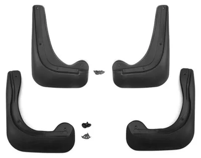Imagen del producto de Protectores de bajos y guardabarros para Peugeot 408, modelos 2012-2025, de plástico, color negro, juego de 4 piezas