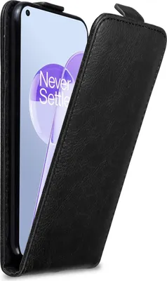Immagine prodotto di Cadorabo cover per OnePlus 9RT 5G cover protettiva in nero Flip case custodia del telefono cellulare Case Cover