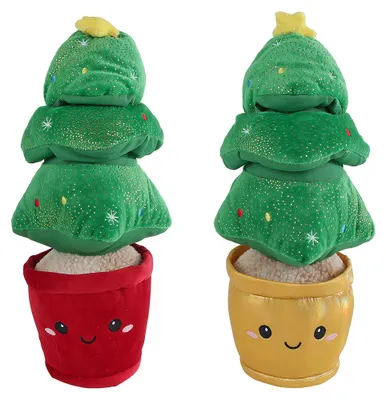 Image de Van Manen's Handelsonderneming Sapin de Noël en peluche, 2 assortiments