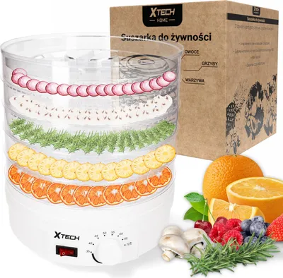 Obrázek produktu pro Sušička potravin na houby, ovoce, zeleninu, bylinky a potraviny, 5 úrovní, 600 W