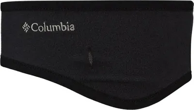 A black Columbia headband is shown against a white background.
