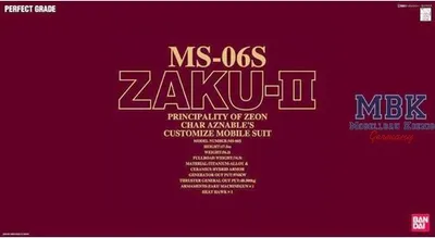 Produktbild von BANDAI BAN5064229 PG MS-06S Zaku-II 30 cm