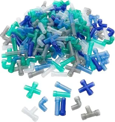 Image de Tubes de construction transparents, 360 pièces
