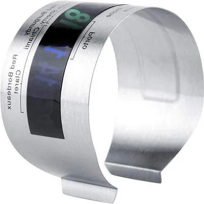 Produktbild von Armbandtemperatursensor aus Edelstahl - Temperaturmessung für Rotwein - für Bier, Homebrewing, Champagner und Whisky - HTML-Inhalt.