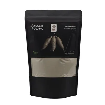Produktbild von Cassava-Mehl 1 kg - die vielseitige, glutenfreie Alternative zu Weizen