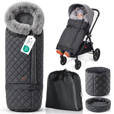 Immagine prodotto di Borsa termica universale per passeggino, ideale per l'inverno