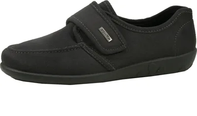 Produktbild von Rohde Damen Hausschuhe Slipper Klettverschluss trageangenehm Ballerup 2222, Größe:42 EU, Farbe:Grau
