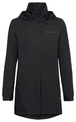 Produktbild von VAUDE Damen Regenjacke Escape Parka, wasserdichter Regen-Parka, atmungsaktiv und winddicht, black, 34