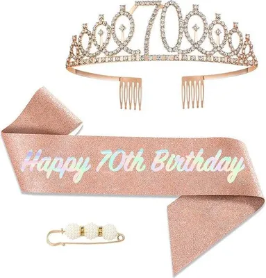 Produktbild von Famanu Sjerp und Tiara - Feestaccessoires für Mädchen - 1 Set - Rosa