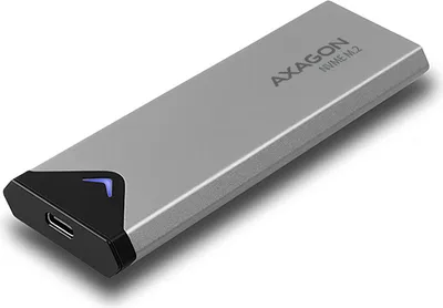 Produktbild von AXAGON Axagon EEM2-UG2 Speicherlaufwerksgehäuse SSD-Gehäuse Schwarz, Grau M.2