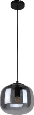 Image de Italux CALTO 1 suspension E27, noir, 22 cm