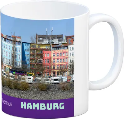 Produktbild von streetline Hamburg Hafenstraße St Pauli Tasse