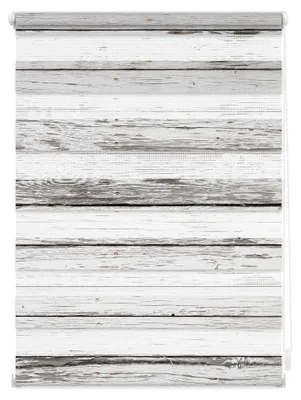 Produktbild von Lichtblick Doppelrollo blickdicht ohne Bohren Weiß Grau 100 cm x 150 cm (B x L)
