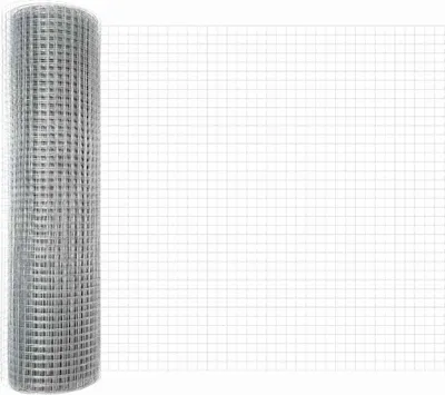 Obrázek produktu pro vidaXL Svařovaný drátěný plot stříbrný 0,5 x 100 m ocelový