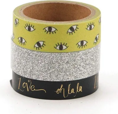 Produktbild von 3 Washi Tapes - Augen