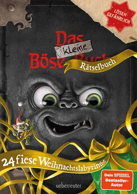 Produktbild von Das kleine Böse Rätselbuch - 24 fiese Weihnachtslabyrinthe (Das kleine Böse Buch)