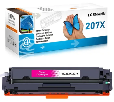 Immagine prodotto di LOSMANN 207X W2213X, toner compatibile con chip, per HP 207X 207A W2213A, sostituisce i toner HP Color LaserJet Pro MFP M283fdw, M255dw, M282nw, M283fdn, M255nw (magenta)