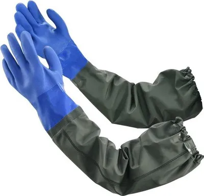 Produktbild von Famanu Wasserfeste Handschuhe - Robuste lange Gummihandschuhe