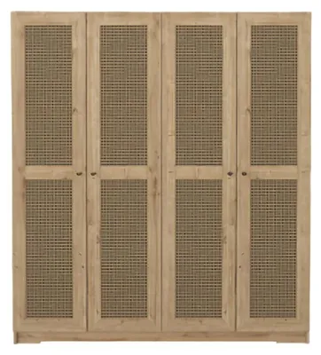 Image de Chambre Armoire Meubles modernes Marron Bois Luxe Design 180cm