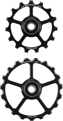 Produktbild von Ceramicspeed Ospw Alloy Coated Fahrrad-schaltröllchensatz Silber 14/18t Silber 14/18t