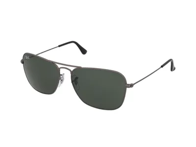 Produktbild von Ray-Ban CARAVAN, Erwachsener, Uni, Quadratisch, Nicht-polarisierte Linse, Metall, Grün