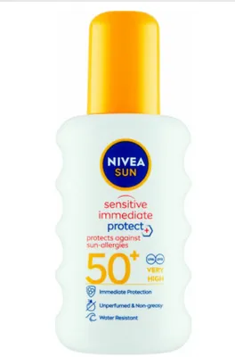 Zdjęcie produktu dla Nivea Sun Sensitive Protect Spray SPF50 200 ml dla skóry wrażliwej na słońce
