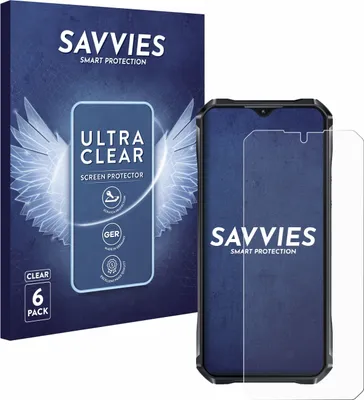 Produktbild von 6x Für Oukitel WP33 Pro Schutzfolie Savvies Displayschutz Display Schutz Folie Klar Transparent