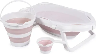 Obrázok produktu pre Detský skladací kúpací set Hawai - ružový